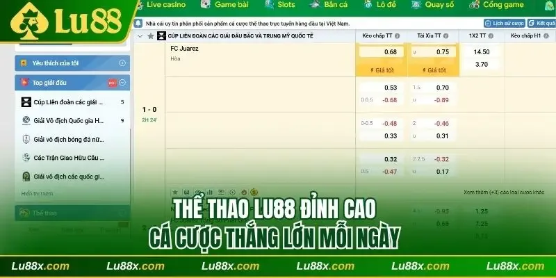 Thể thao Lu88